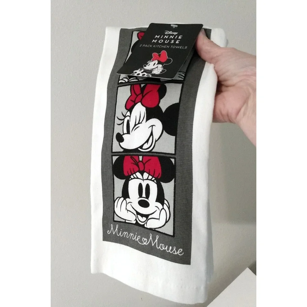 Mickey & Minnie Mouse Towels 2 Pack Kitchen (4) Lot of 2 16